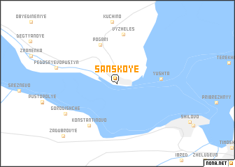 map of Sanskoye