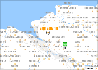 map of San Soena