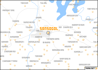 map of Sanso-gol