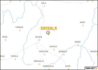 map of Sansola