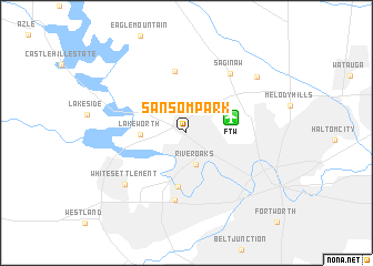 map of Sansom Park