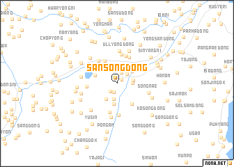 map of Sansŏng-dong