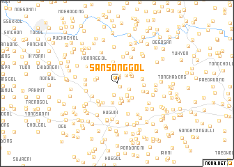 map of Sansŏng-gol