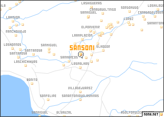 map of Sansoni