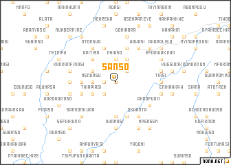 map of Sanso