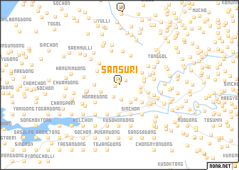 map of Sansu-ri