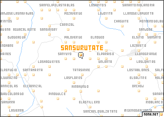 map of Sansurutate