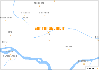 map of Santa Adelaida