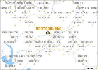 map of Santa Águeda