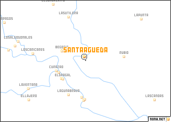 map of Santa Agueda