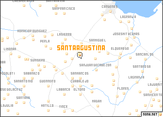 map of Santa Agustina