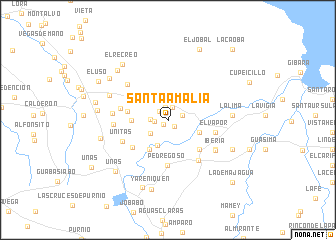 map of Santa Amalia