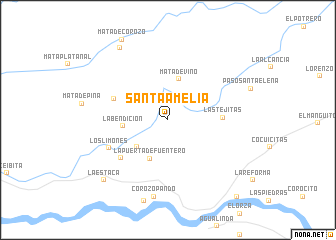 map of Santa Amelia