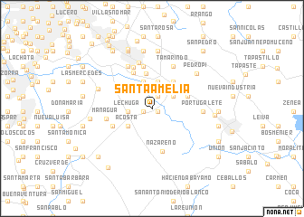 map of Santa Amelia