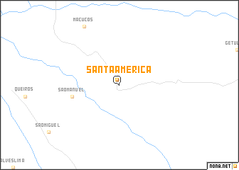 map of Santa América