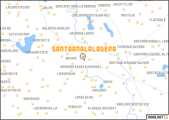 map of Santa Ana La Ladera