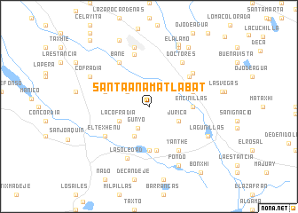 map of Santa Ana Matlabat