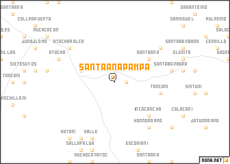 map of Santa Anapampa