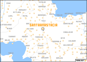 map of Santa Anastacia