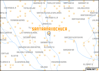 map of Santa Ana Xochuca