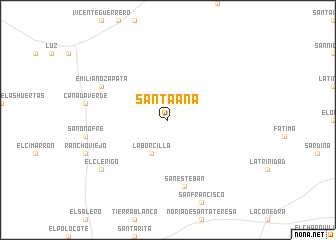 map of Santa Ana