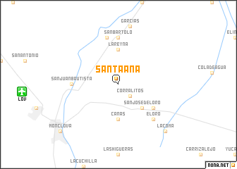 map of Santa Ana