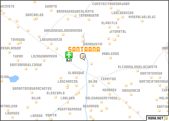 map of Santa Ana