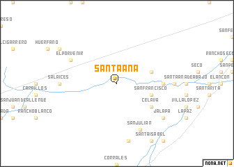 map of Santa Ana