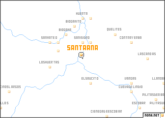 map of Santa Ana