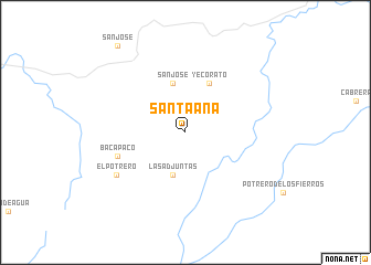 map of Santa Ana