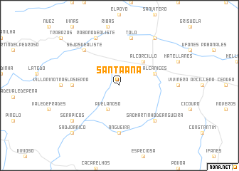 map of Santa Ana