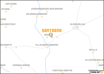 map of Santa Ana