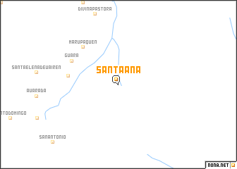 map of Santa Ana