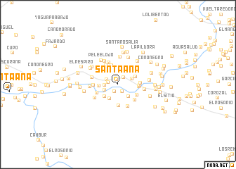 map of Santa Ana
