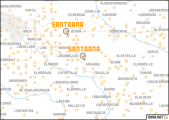 map of Santa Ana