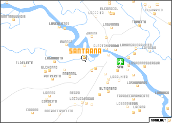 map of Santa Ana