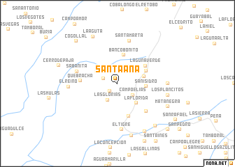 map of Santa Ana