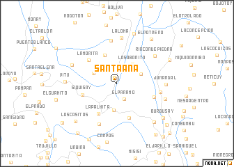 map of Santa Ana