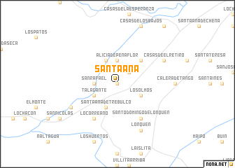 map of Santa Ana