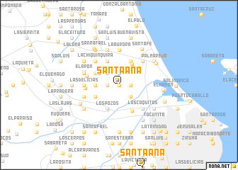 map of Santa Ana