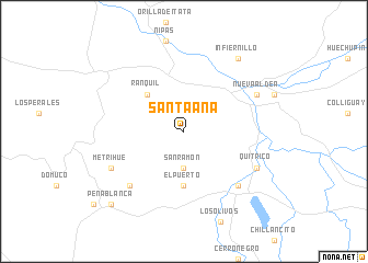 map of Santa Ana