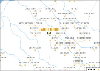 map of Santa Ana