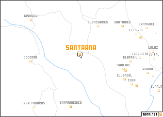 map of Santa Ana