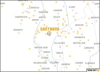 map of Santa Ana