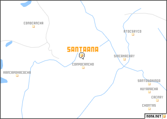 map of Santa Ana