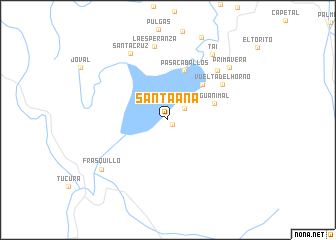 map of Santa Ana