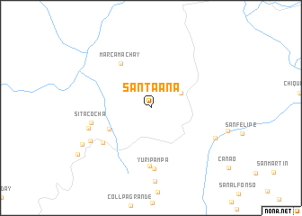 map of Santa Ana