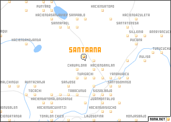 map of Santa Ana