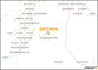 map of Santa Ana