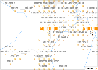 map of Santa Ana